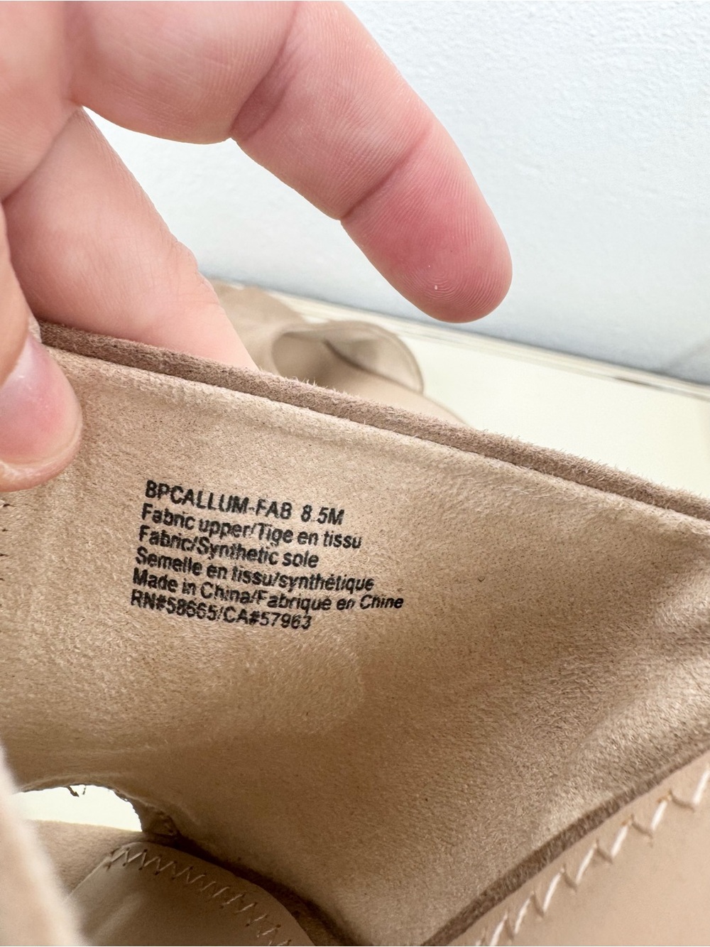 BP. Callum Mule Sandals Womens 8.5 Brown Beige Open Toe Block Heel Slip On - Picture 8 of 11